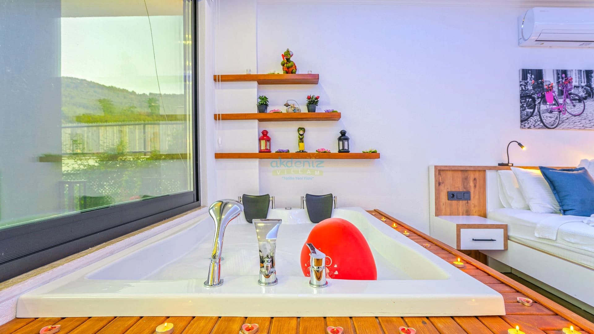 Villa Poruk Çiçeği Korunaklı Havuz 17