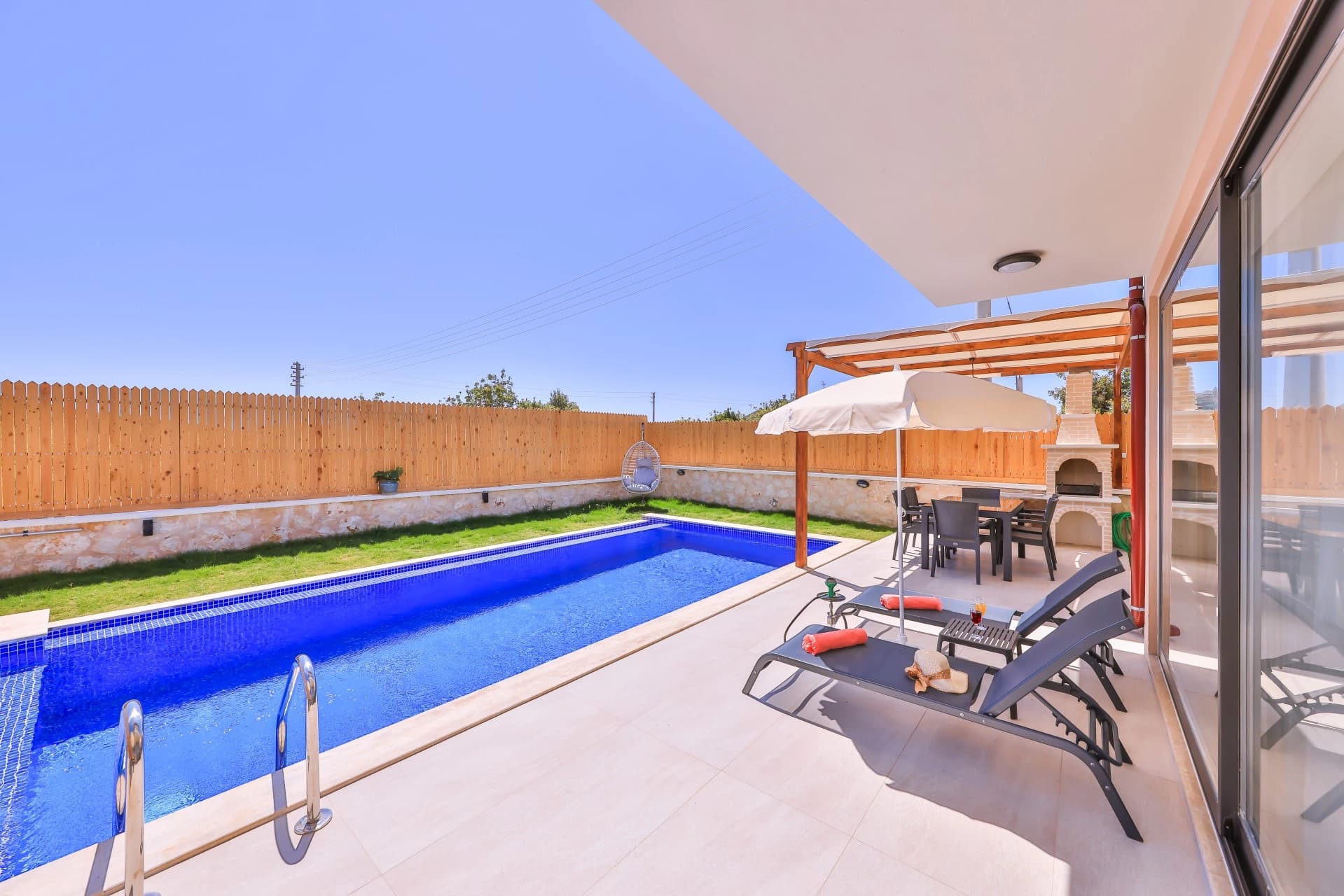 Villa Luiza 1 Korunaklı Havuz 30